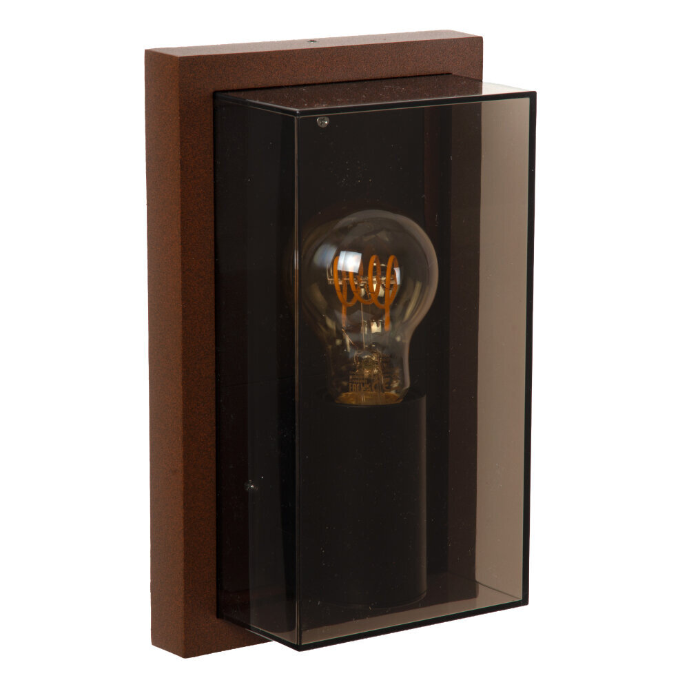COZETTE - Wandlamp Binnen/Buiten - 1xE27 - IP65 - Roest bruin | Essential COZETTE - Wandlamp Binnen/Buiten - 1xE27 - IP65 - Roest bruin | Essential