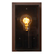 COZETTE - Wandlamp Binnen/Buiten - 1xE27 - IP65 - Roest bruin | Essential COZETTE - Wandlamp Binnen/Buiten - 1xE27 - IP65 - Roest bruin | Essential