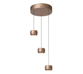 Lucide CORYFEE - Hanglamp - LED Dimb. - CCT - 3x6,3W 2200K/3000K - Champagne kleur - Vibes