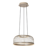 Lucide RIXANNE - Hanglamp - Ø 40 cm - LED 3 StepDim - CCT - 1x22W 2200K/4000K - Taupe - Vibes