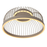 Lucide RIXANNE - Plafonnière - Ø 39 cm - LED 3 StepDim - CCT - 1x22W 2200K/4000K - Taupe - Vibes Lucide RIXANNE - Plafonnière - Ø 39 cm - LED 3 StepDim - CCT - 1x22W 2200K/4000K - Taupe - Vibes