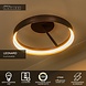 Lucide LEONARD - Plafonnière - Ø 54,5 cm - LED 3 StepDim - CCT - 1x35W 2200K/3000K - Koffie - Vibes Lucide LEONARD - Plafonnière - Ø 54,5 cm - LED 3 StepDim - CCT - 1x35W 2200K/3000K - Koffie - Vibes