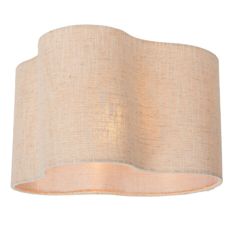 Lucide CHANTAL - Plafonnière - 1xE27 - Beige - Essential Lucide CHANTAL - Plafonnière - 1xE27 - Beige - Essential