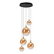 GISELA - Hanglamp - Ø 57 cm - LED Dimb. - 2x3,6W 2300K - Met vervangbare LED-module - Amber | Premium