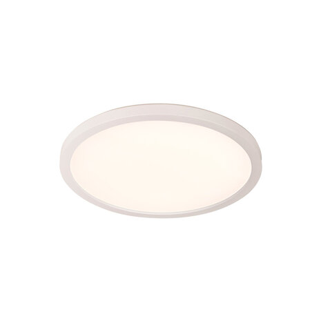 RINUS - Plafonnière Badkamer - Ø 30 cm - LED Dimb. - CCT - 1x18W 2700K/4000K - IP44 - Opaal | Essential