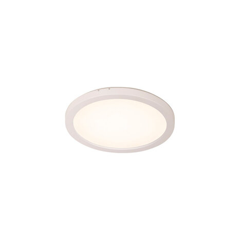 RINUS - Plafonnière Badkamer - Ø 19 cm - LED Dimb. - CCT - 1x9,5W 2700K/4000K - IP44 - Opaal | Essential