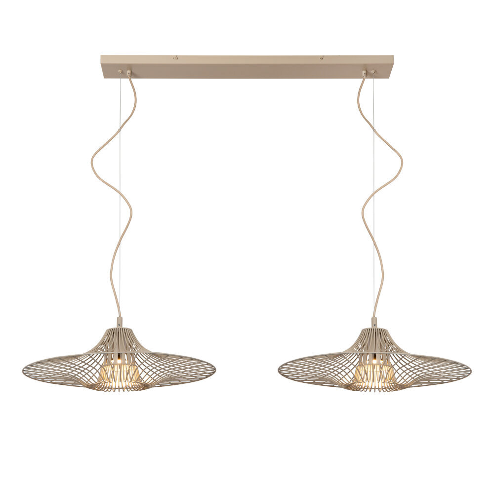 ELLIS - Hanglamp - 2xE27 - Taupe | Essential ELLIS - Hanglamp - 2xE27 - Taupe | Essential