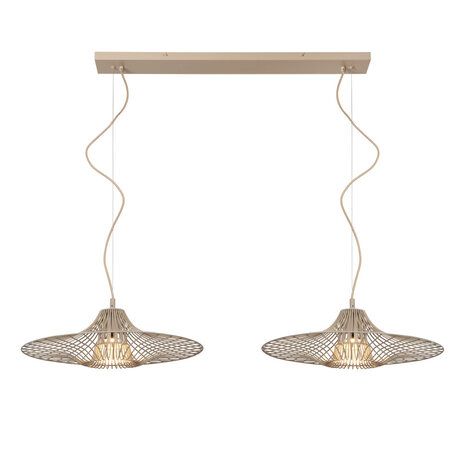 ELLIS - Hanglamp - 2xE27 - Taupe | Essential ELLIS - Hanglamp - 2xE27 - Taupe | Essential