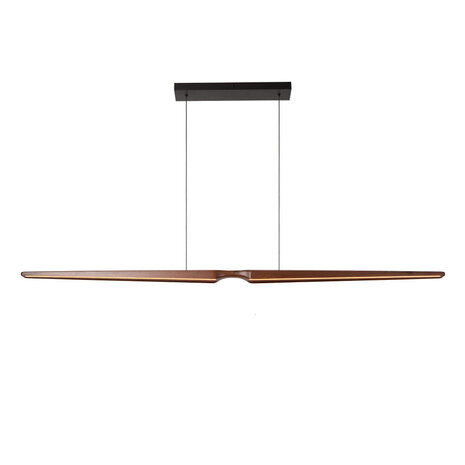 HALMSTAD - Hanglamp - LED Dimb. - CCT - 1x28W 2200K/4000K - Donkere Houtlook | Vibes