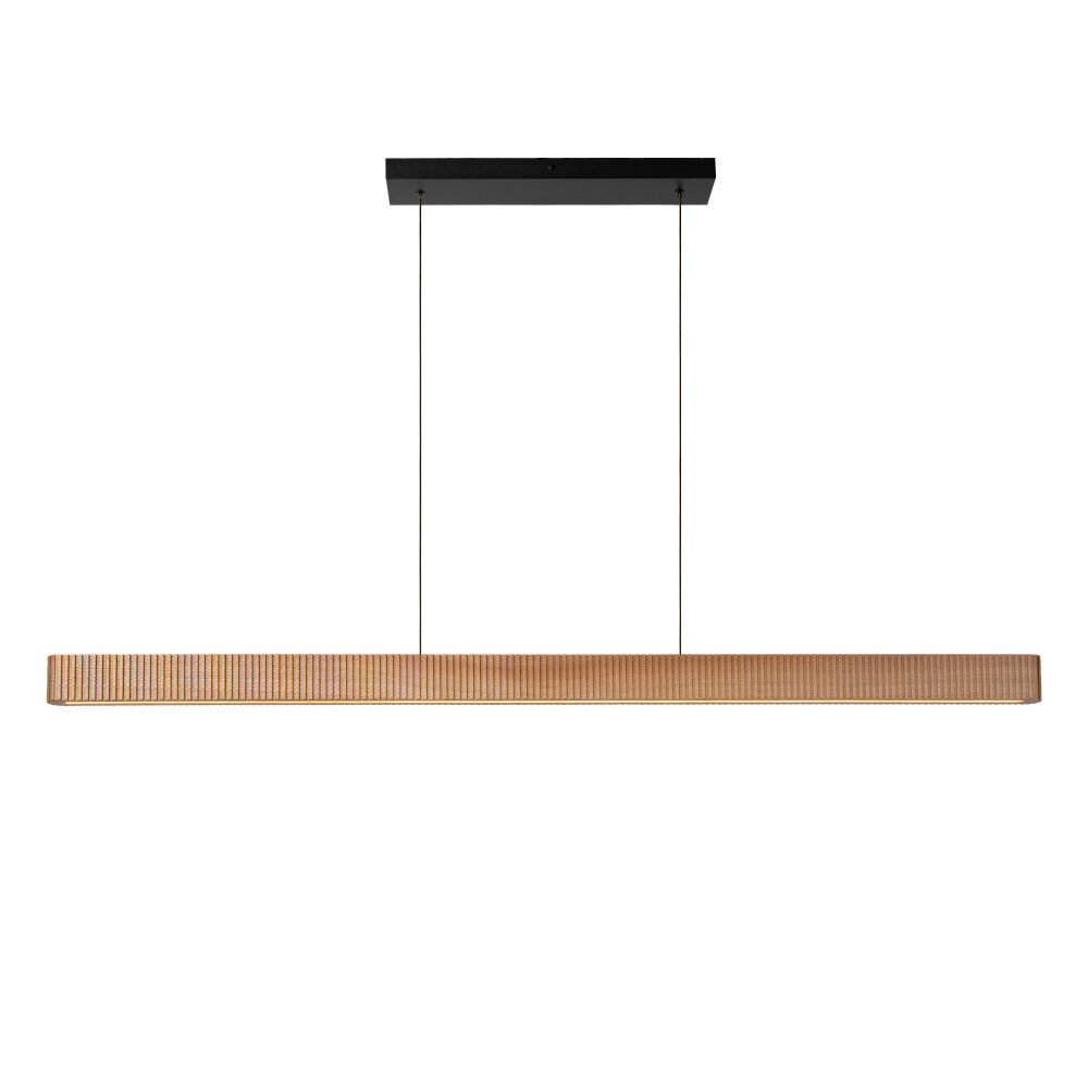 BANNISTER - Hanglamp - LED Dimb. - CCT - 1x24W 2200K/4000K - Lichte houtlook | Vibes BANNISTER - Hanglamp - LED Dimb. - CCT - 1x24W 2200K/4000K - Lichte houtlook | Vibes