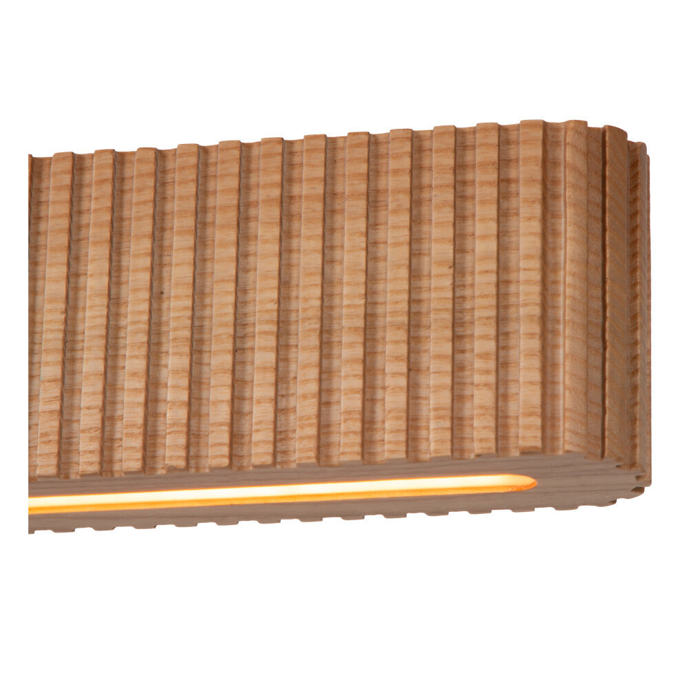BANNISTER - Hanglamp - LED Dimb. - CCT - 1x24W 2200K/4000K - Lichte houtlook | Vibes BANNISTER - Hanglamp - LED Dimb. - CCT - 1x24W 2200K/4000K - Lichte houtlook | Vibes