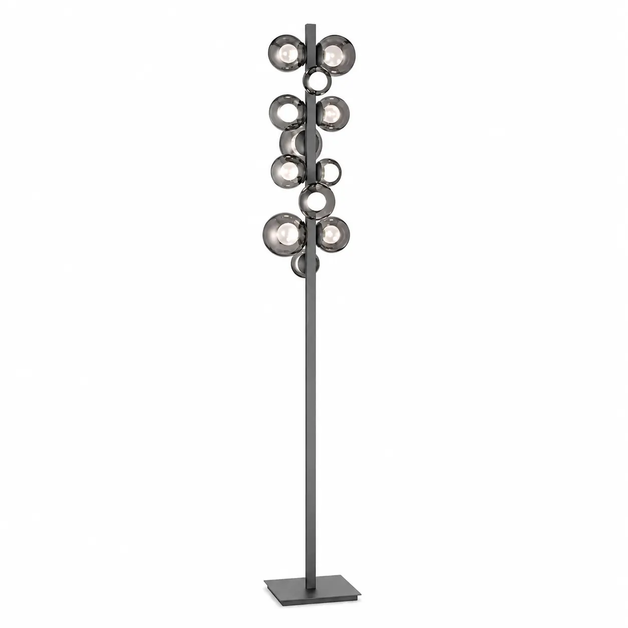 Neuhaus PURE Vloerlamp Popup H 160 cm donker grijs