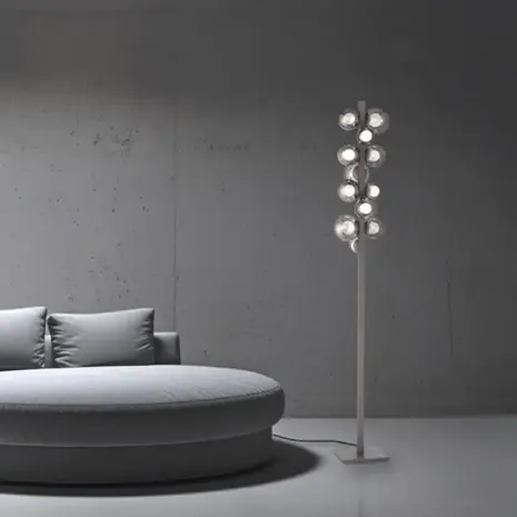 Neuhaus PURE Vloerlamp Popup H 160 cm donker grijs Neuhaus PURE Vloerlamp Popup H 160 cm donker grijs