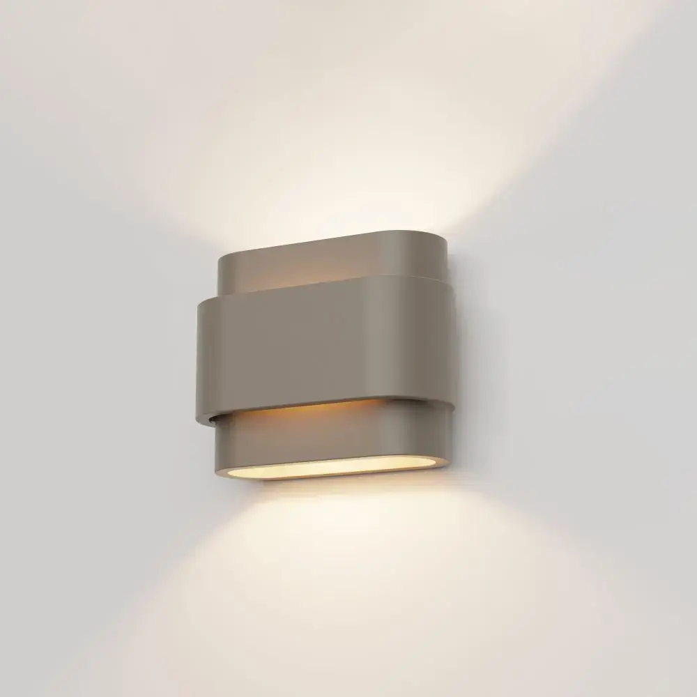 Artdelight Wandlamp Metz L 20 cm gips champagne