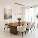 Freelight Hanglamp Rosa 5 lichts L 120 cm comfortlift rosé goud Freelight Hanglamp Rosa 5 lichts L 120 cm comfortlift rosé goud