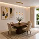 Freelight Hanglamp Rosa 3 lichts L 100 cm comfortlift rosé goud Freelight Hanglamp Rosa 3 lichts L 100 cm comfortlift rosé goud