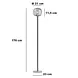 Freelight Vloerlamp Rosa H 170 cm rosé goud Freelight Vloerlamp Rosa H 170 cm rosé goud