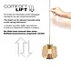 Freelight Hanglamp Rosa 1 lichts Ø 21 cm comfortlift rosé goud Freelight Hanglamp Rosa 1 lichts Ø 21 cm comfortlift rosé goud