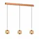 Freelight Hanglamp Rosa 3 lichts L 100 cm comfortlift rosé goud Freelight Hanglamp Rosa 3 lichts L 100 cm comfortlift rosé goud