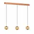 Hanglamp Rosa 3 lichts L 100 cm comfortlift rosé goud Hanglamp Rosa 3 lichts L 100 cm comfortlift rosé goud