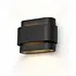 Wandlamp Metz L 20 cm gips zwart