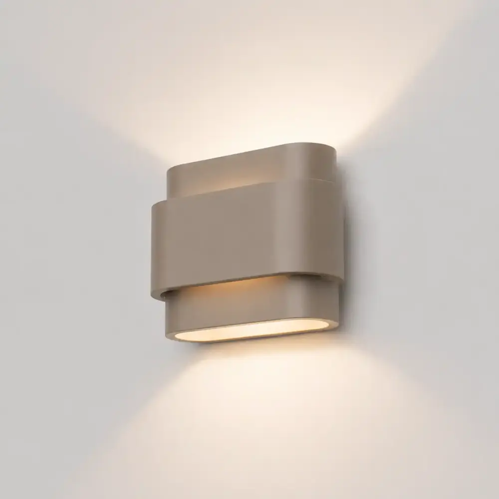 Artdelight Wandlamp Metz L 20 cm gips champagne