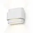 Wandlamp Metz L 20 cm gips wit Wandlamp Metz L 20 cm gips wit