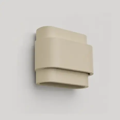 Artdelight Wandlamp Metz L 20 cm gips beige Artdelight Wandlamp Metz L 20 cm gips beige