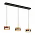 Hanglamp Enzo 3 lichts L 95 cm zwart Hanglamp Enzo 3 lichts L 95 cm zwart