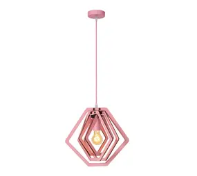 Lucide MAURO - Hanglamp Kinderkamer - 1xE27 - Roze Lucide MAURO - Hanglamp Kinderkamer - 1xE27 - Roze
