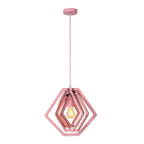 Lucide MAURO - Hanglamp Kinderkamer - 1xE27 - Roze Lucide MAURO - Hanglamp Kinderkamer - 1xE27 - Roze