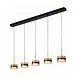 Highlight Hanglamp Mini Enzo 5 lichts L 120 cm zwart