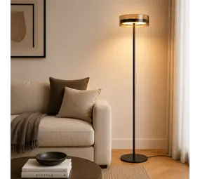 Highlight Vloerlamp Enzo H 165 cm zwart