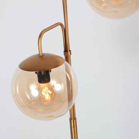 Steinhauer Vloerlamp Bollique 3 lichts H 172 cm brons