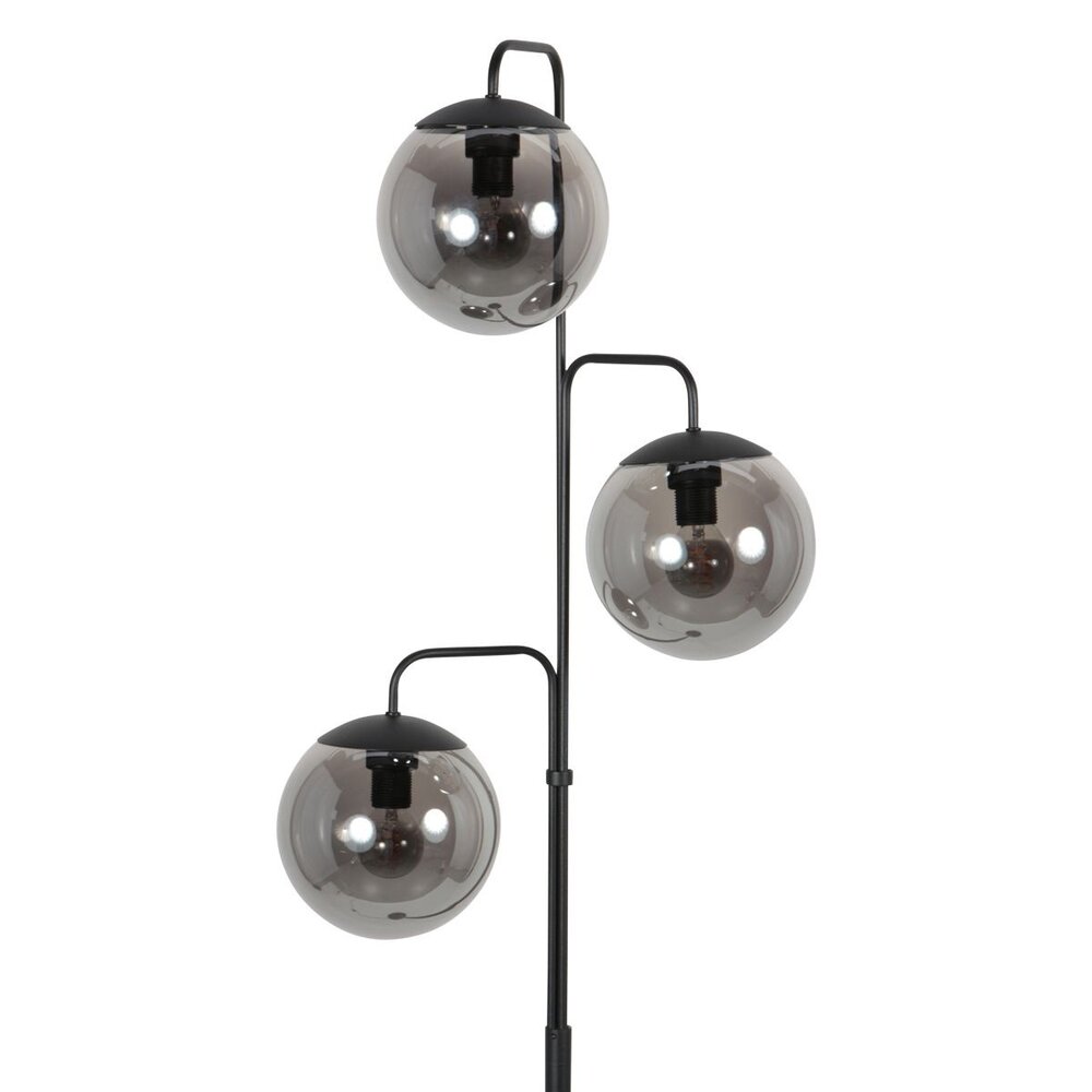 Steinhauer Vloerlamp Bollique 3 lichts H 172 cm zwart