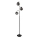 Steinhauer Vloerlamp Bollique 3 lichts H 172 cm zwart