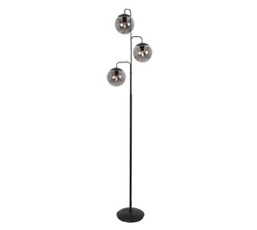 Steinhauer Vloerlamp Bollique 3 lichts H 172 cm zwart