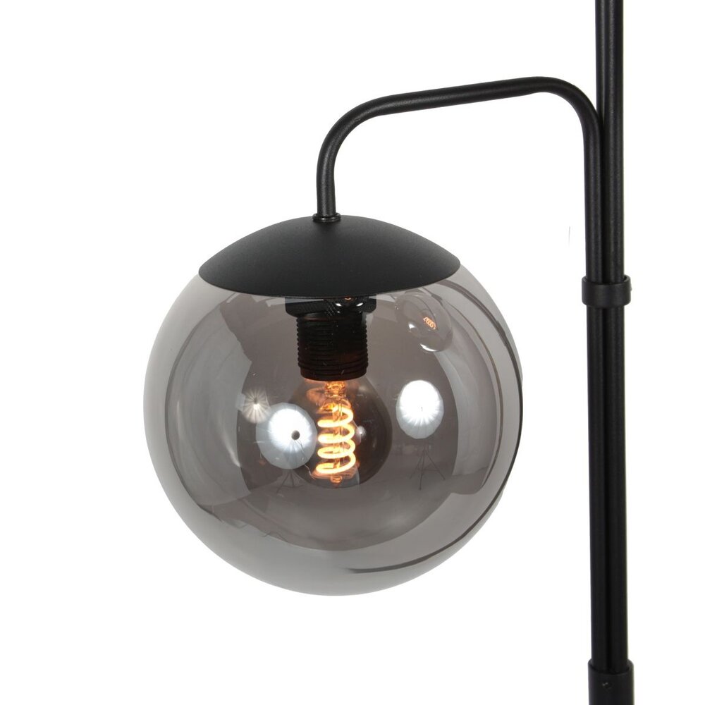 Steinhauer Vloerlamp Bollique 3 lichts H 172 cm zwart