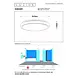 Lucide DASHER - Plafonnière Badkamer - Ø 34,8 cm - LED - 1x18W 2700K - IP44 - Beweging & dag/nacht sensor - Wit
