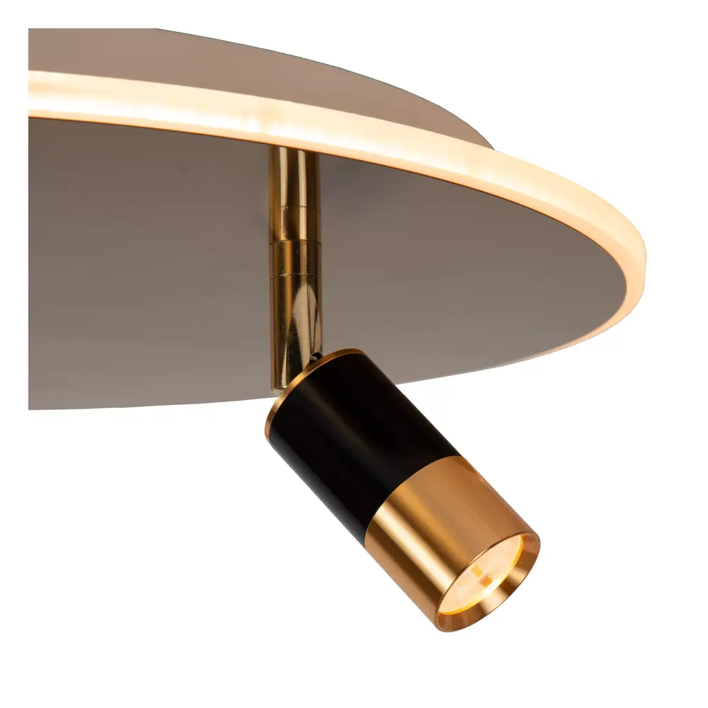 Lucide JUBEL - Plafonnière - Ø 48 cm - LED - CCT - 2500K/3000K - Mat Goud / Messing Lucide JUBEL - Plafonnière - Ø 48 cm - LED - CCT - 2500K/3000K - Mat Goud / Messing
