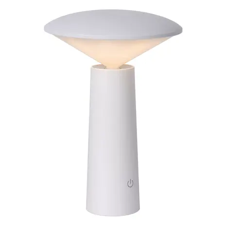 Lucide JIVE - Oplaadbare Tafellamp Binnen/Buiten - Accu/Batterij - Ø 13,7 cm - LED Dimb. - CCT - 1x3W 2800K/6500K - IP44 - Wit Lucide JIVE - Oplaadbare Tafellamp Binnen/Buiten - Accu/Batterij - Ø 13,7 cm - LED Dimb. - CCT - 1x3W 2800K/6500K - IP44 - Wit