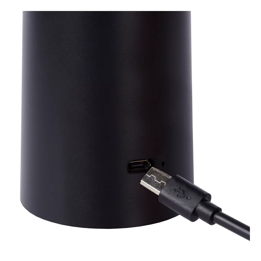 Lucide JIVE - Oplaadbare Tafellamp Binnen/Buiten - Accu/Batterij - Ø 13,7 cm - LED Dimb. - CCT - 1x3W 2800K/6500K - IP44 - Zwart Lucide JIVE - Oplaadbare Tafellamp Binnen/Buiten - Accu/Batterij - Ø 13,7 cm - LED Dimb. - CCT - 1x3W 2800K/6500K - IP44 - Zwart