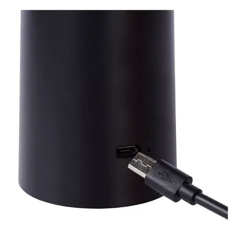 Lucide JIVE - Oplaadbare Tafellamp Binnen/Buiten - Accu/Batterij - Ø 13,7 cm - LED Dimb. - CCT - 1x3W 2800K/6500K - IP44 - Zwart Lucide JIVE - Oplaadbare Tafellamp Binnen/Buiten - Accu/Batterij - Ø 13,7 cm - LED Dimb. - CCT - 1x3W 2800K/6500K - IP44 - Zwart