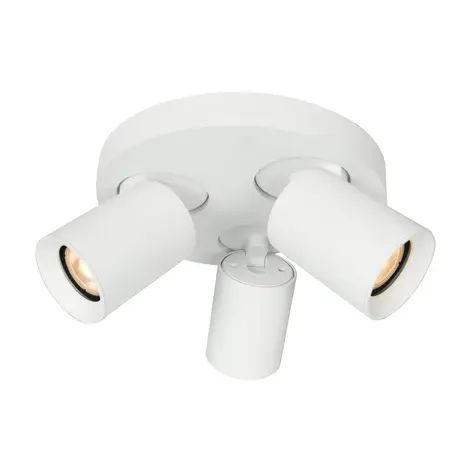 Artdelight Spot Megano 3 lichts Ø 22 cm wit Artdelight Spot Megano 3 lichts Ø 22 cm wit