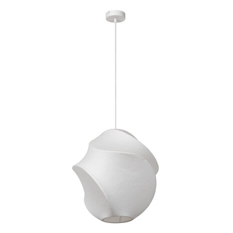 LA VAGUE - Hanglamp - Ø 40 cm - 1xE27 - Wit - Essential LA VAGUE - Hanglamp - Ø 40 cm - 1xE27 - Wit - Essential