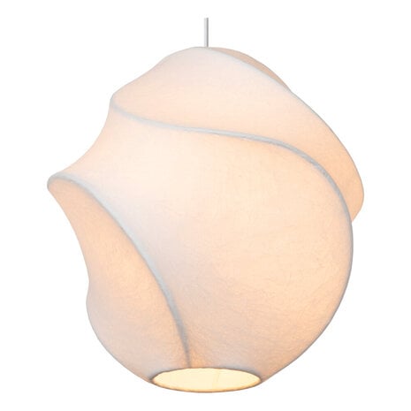 LA VAGUE - Hanglamp - Ø 40 cm - 1xE27 - Wit - Essential LA VAGUE - Hanglamp - Ø 40 cm - 1xE27 - Wit - Essential