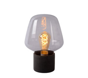BECKY - Tafellamp - Ø 20 cm - 1xE27 - Fumé BECKY - Tafellamp - Ø 20 cm - 1xE27 - Fumé