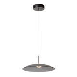 Lucide MENGA - Hanglamp - Ø 40 cm - LED Dimb. - 1x11W 2700K - Fumé - Premium