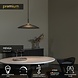 Lucide MENGA - Hanglamp - Ø 40 cm - LED Dimb. - 1x11W 2700K - Fumé - Premium Lucide MENGA - Hanglamp - Ø 40 cm - LED Dimb. - 1x11W 2700K - Fumé - Premium