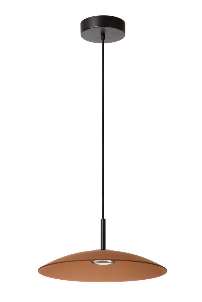 Lucide MENGA - Hanglamp - Ø 40 cm - LED Dimb. - 1x11W 2700K - Amber - Premium